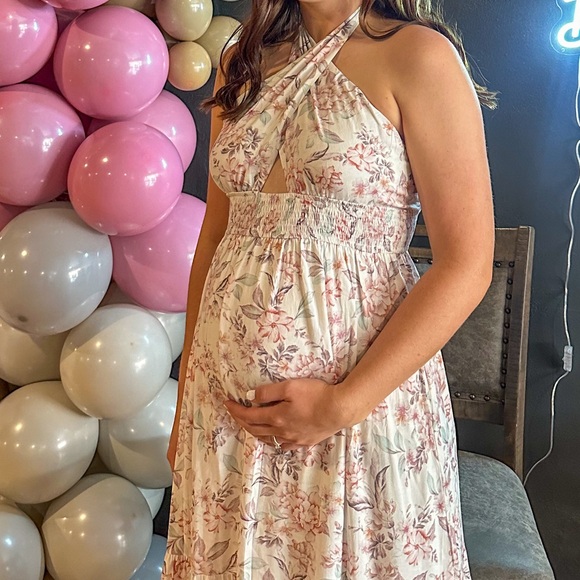 Flowy Floral maxi Dress - Picture 5 of 6